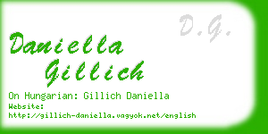 daniella gillich business card